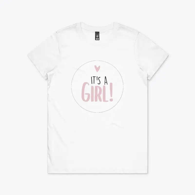 Γυναικείo T-shirt σφενδάμου  IT'S A GIRL