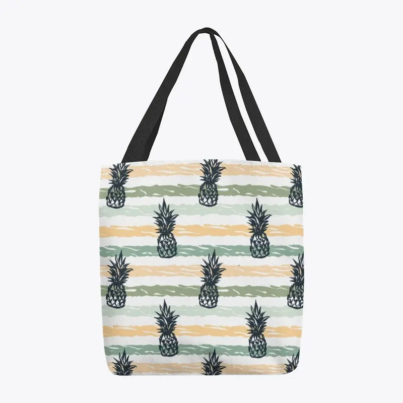 Τσάντα tote GREEN PINEAPPLE